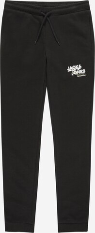 Jack & Jones Junior Zúžený Kalhoty 'GORDON HUNTER' – černá: přední strana