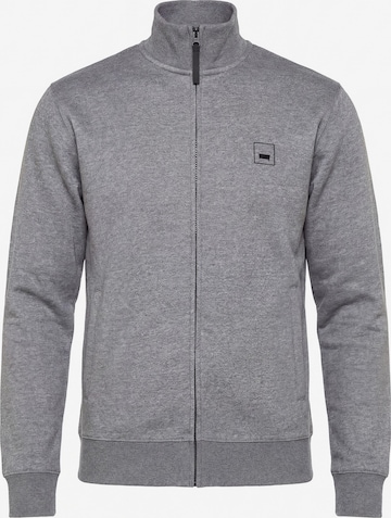 Carrera Jeans Sweatshirt 'Full Zip' in Grau: Vorderseite