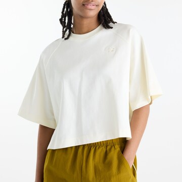 new balance Oversized shirt 'Raglan Oversized T-Shirt' in Wit