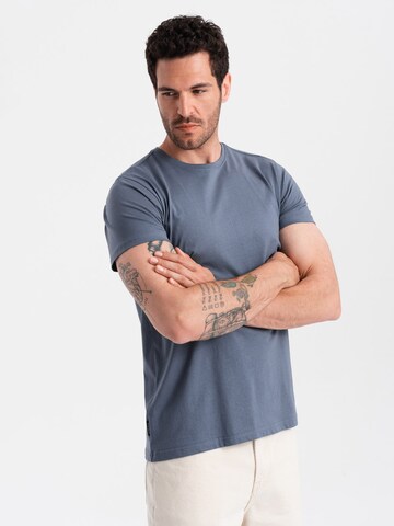Ombre Shirt 'OM-TSBS-0146' in Blue: front