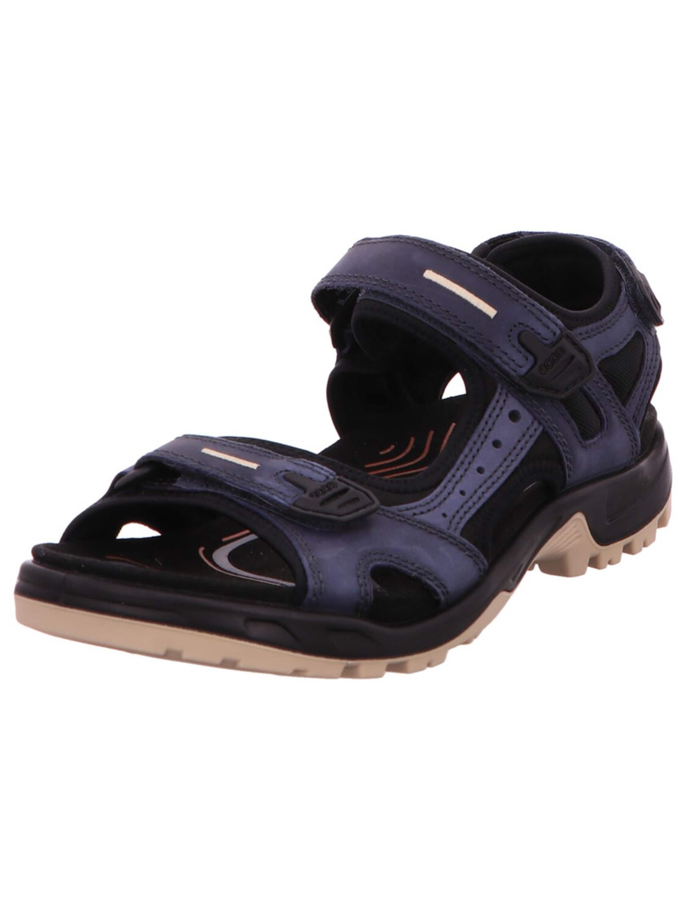 Sandales 'Sandalette Herren 069564/02415 Rauleder in blau' ECCO en bleu : devant