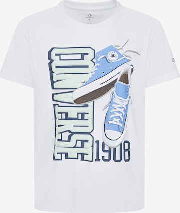 CONVERSE - Camiseta en blanco: frente