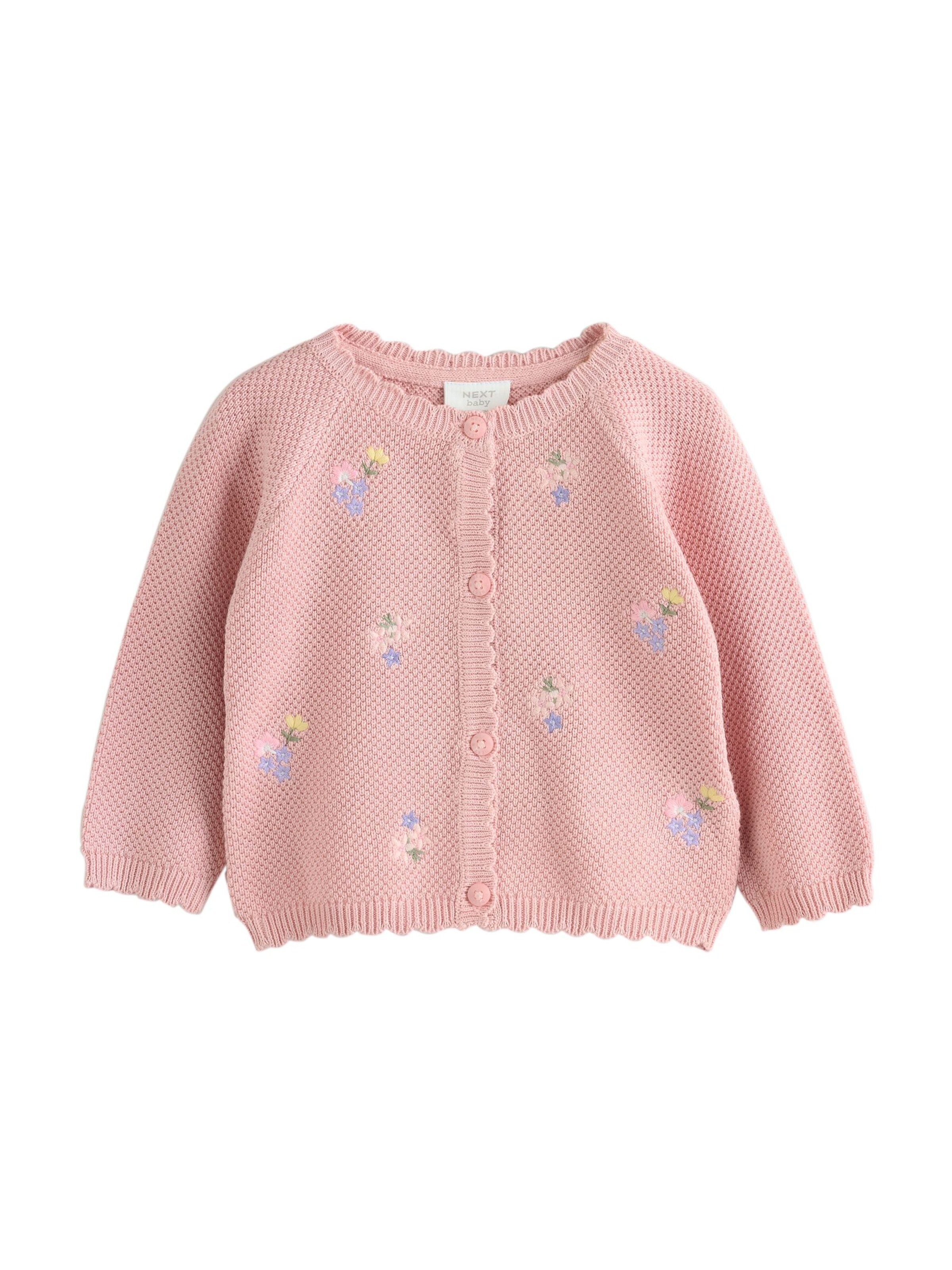 Next Strickjacke in Pink: Vorderseite