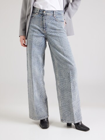 IRO Wide leg Jeans in Blue: front