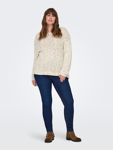 Pull-over 'CARWinter' ONLY Carmakoma en blanc