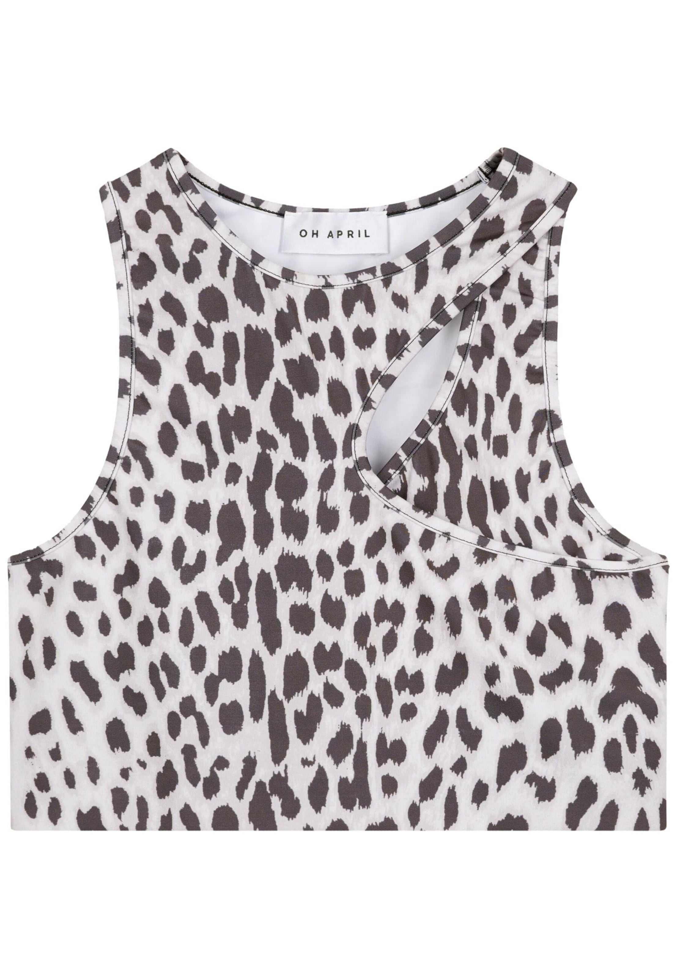 OH APRIL Top 'Haley' – bílá: přední strana