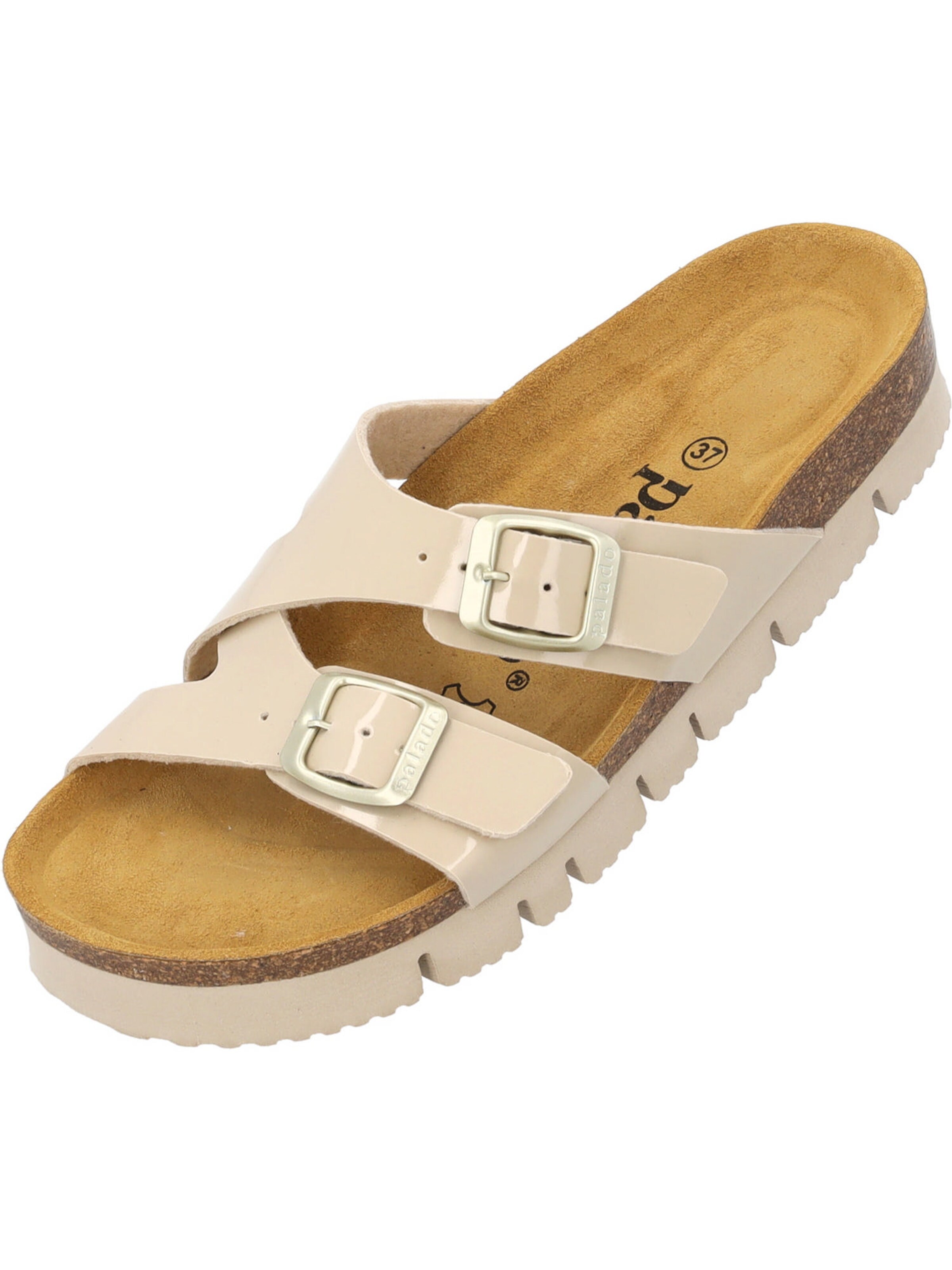 Palado Mules 'Palado Arrila PL' in Beige: front