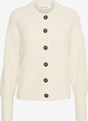 KAREN BY SIMONSEN Knit Cardigan 'Debbie' in Beige: front