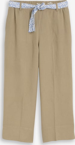 Pantalon TOM TAILOR en beige : devant
