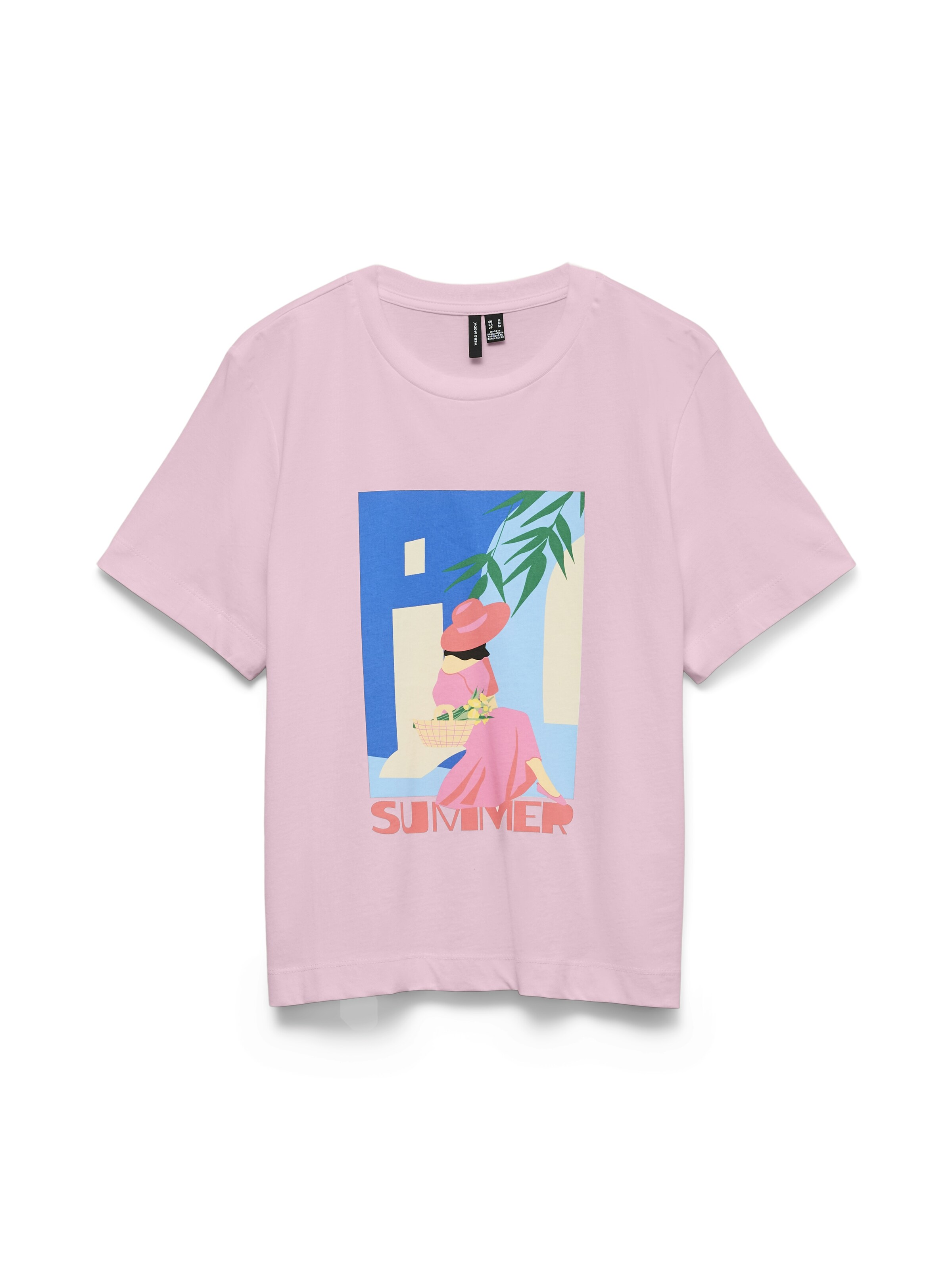 VERO MODA Shirt in Pink: front