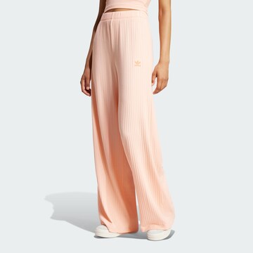 ADIDAS ORIGINALS Wide Leg Hose 'Essentials' in Pink: Vorderseite
