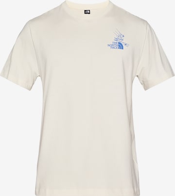 THE NORTH FACE Majica 'MOUNTAIN CELEBRATION' | bela barva: sprednja stran