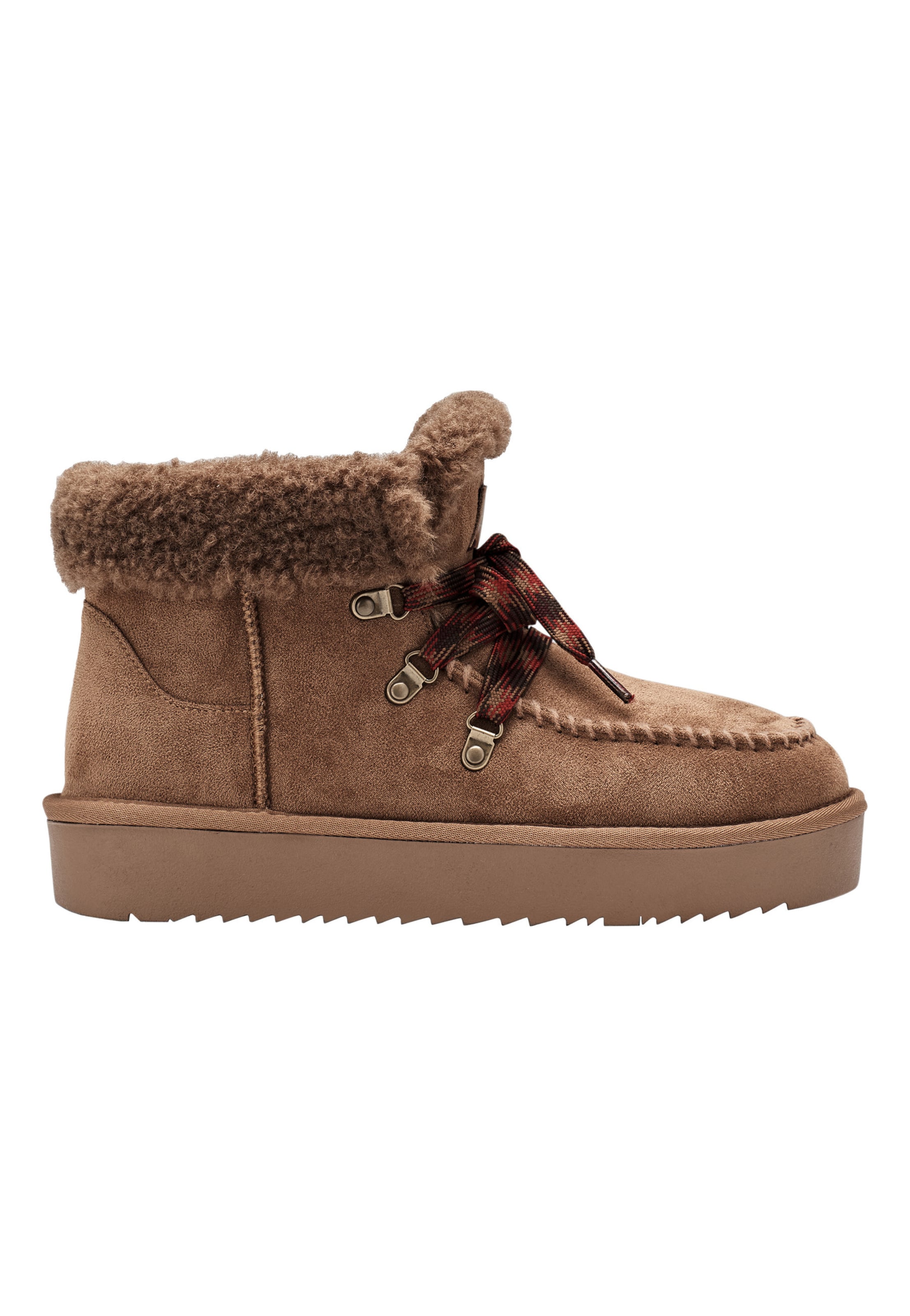 Esprit Shoes Lace-up bootie 'Pitera' in Brown