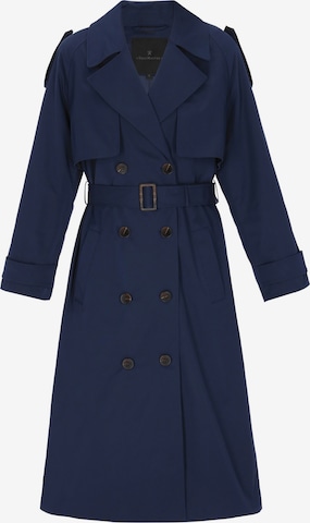 DreiMaster Klassik Between-seasons coat 'Classic' in Blue: front