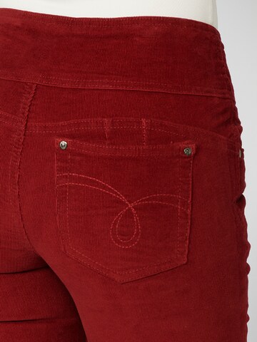 KOROSHI Flared Jeans in Rood