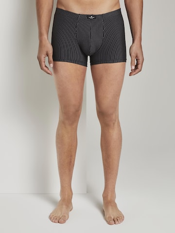 TOM TAILOR Boxer shorts in Black: front