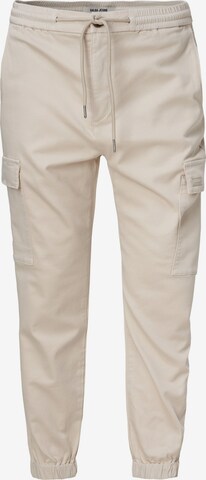 Effilé Pantalon cargo Salsa Jeans en blanc : devant