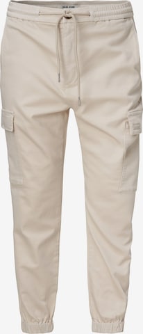 Salsa Jeans Tapered Cargo Pants in White: front