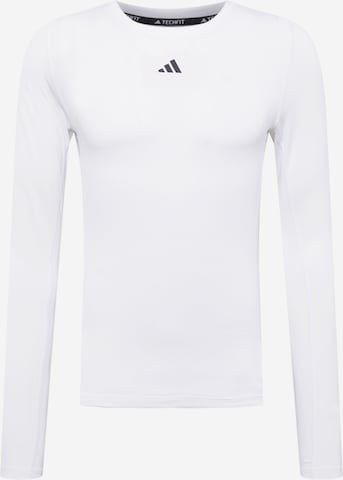 ADIDAS PERFORMANCE - Camiseta funcional en blanco: frente