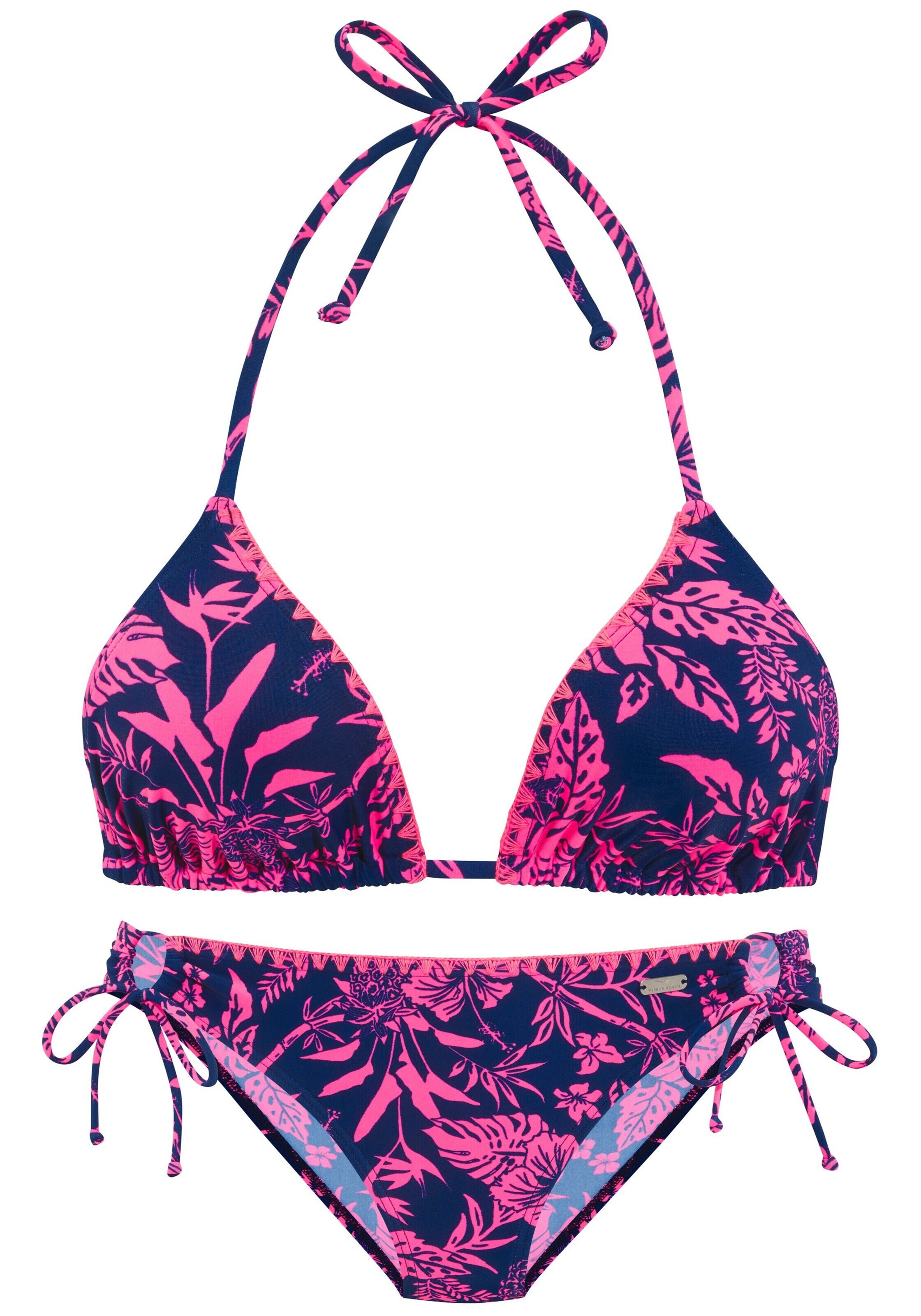 VENICE BEACH Triangel Bikini in Blau: Vorderseite