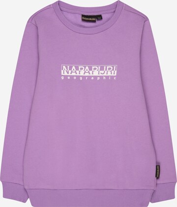 NAPAPIJRI Sweatshirt i lilla: forside