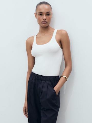 MANGO Bootcut Hlače 'TOMY-H' | modra barva