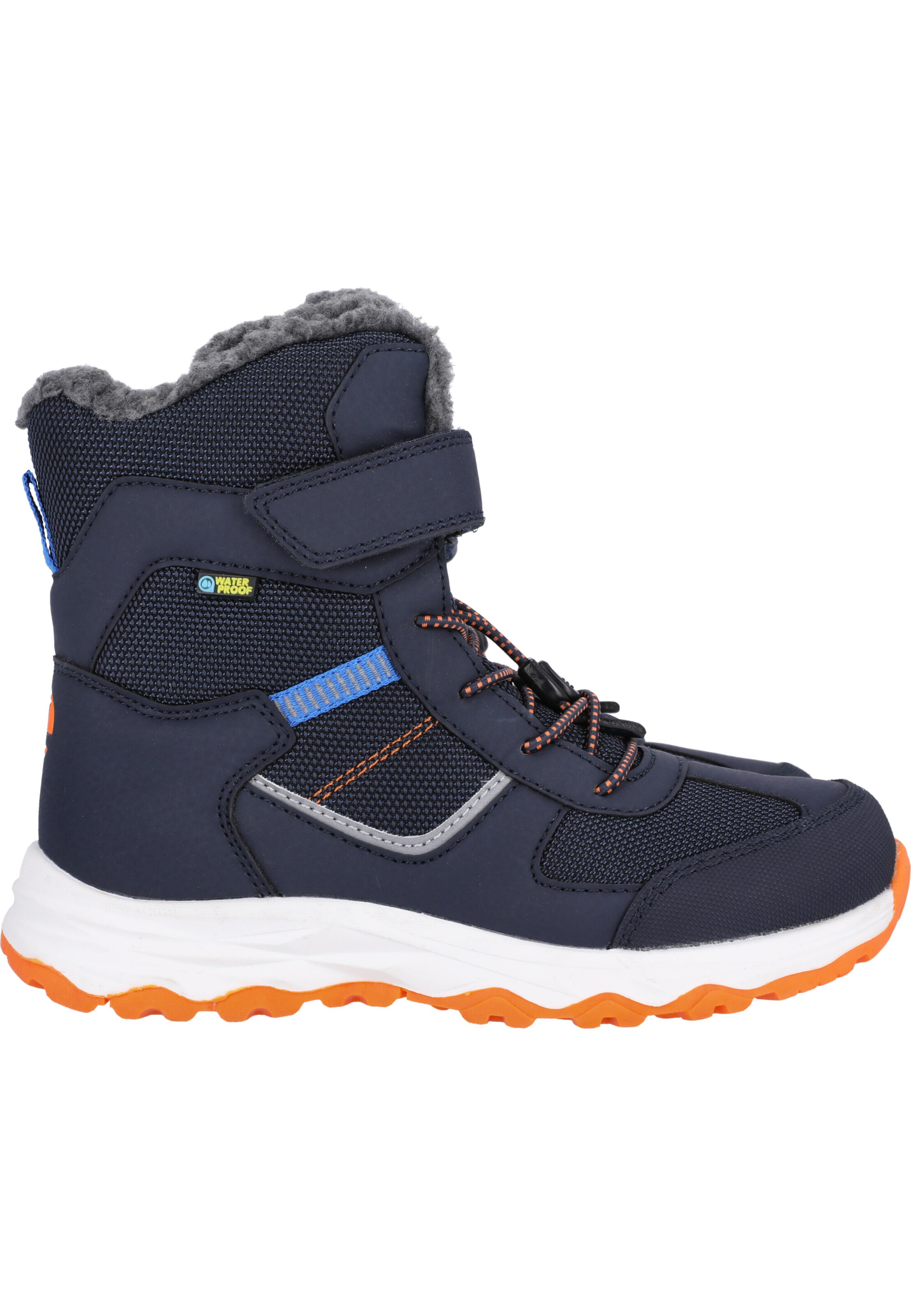 ZigZag Snow Boots in Blue