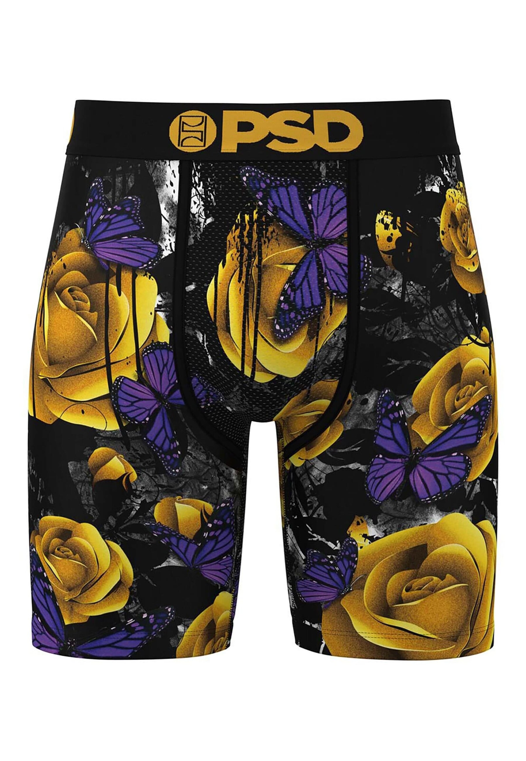 Boxers 'Golden Flight' PSD en noir : devant