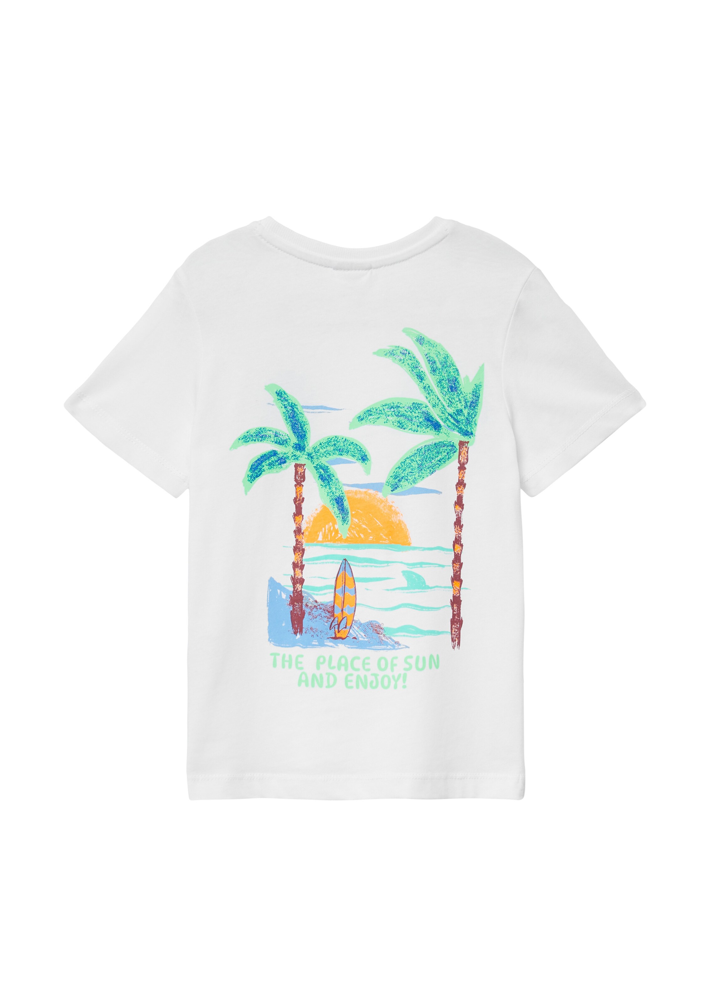 T-Shirt s.Oliver en blanc