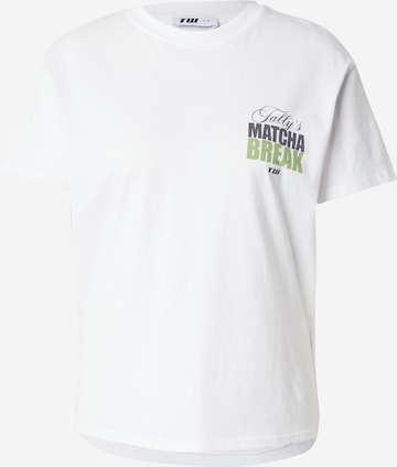 balts Tally Weijl T-Krekls: no priekšpuses