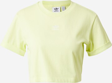 ADIDAS ORIGINALS - Camisa em amarelo: frente