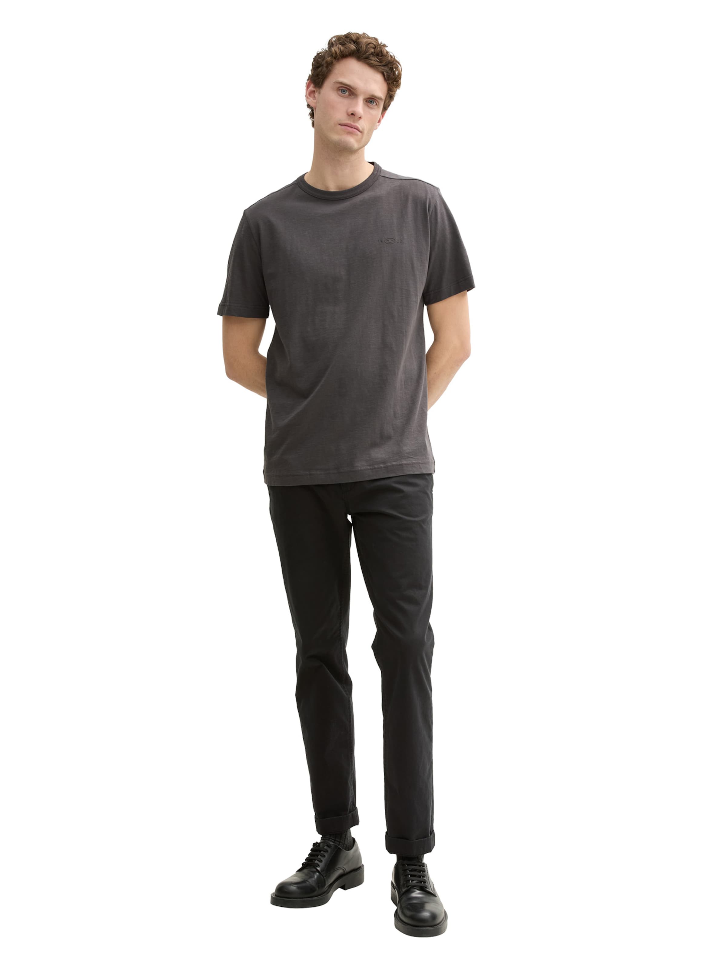 TOM TAILOR Shirt in Grey