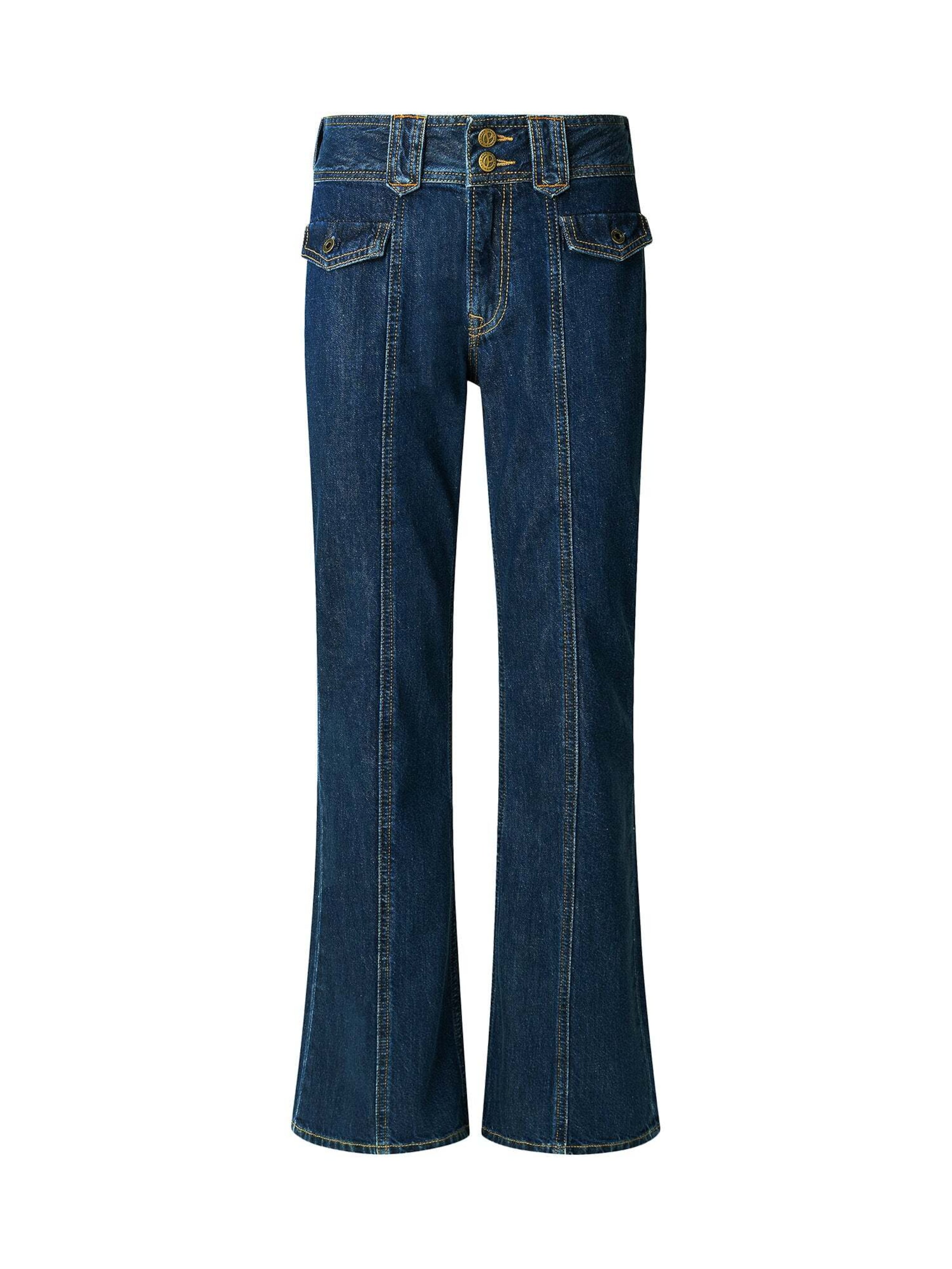 Pepe Jeans Flared Jeans in Blauw: voorkant