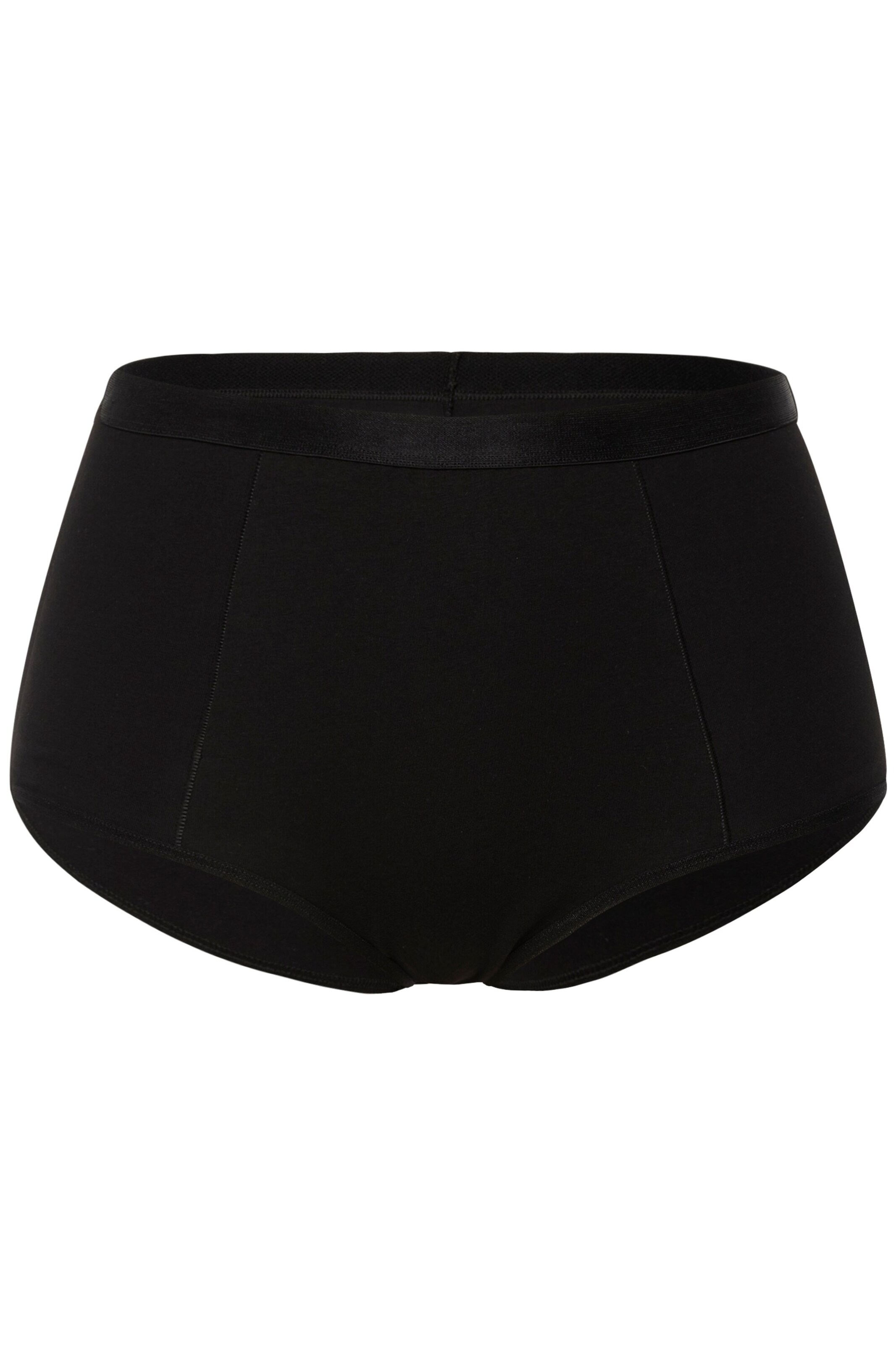 Ulla Popken Shapingslip in Zwart: voorkant