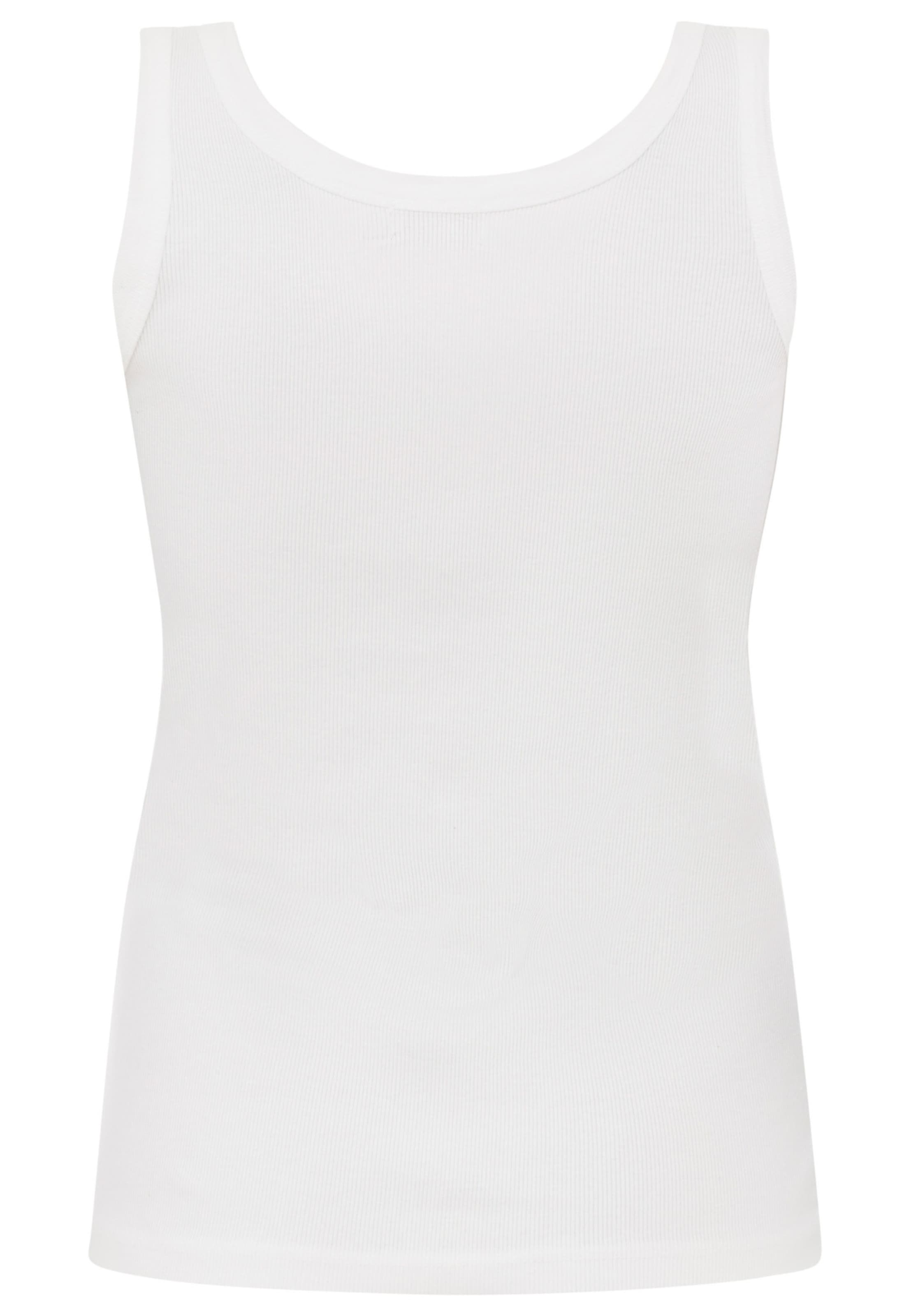 Zwillingsherz Tanktop in Weiß