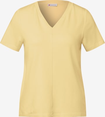 STREET ONE T-Shirt in Gelb: Vorderseite