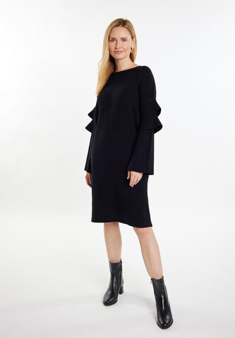 usha WHITE LABEL Knit dress in Black