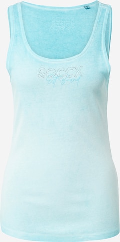 Soccx - Top 'Tami' en azul: frente