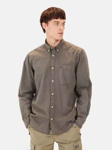 CAMEL ACTIVE Regular fit Button Up Shirt in Grey: front