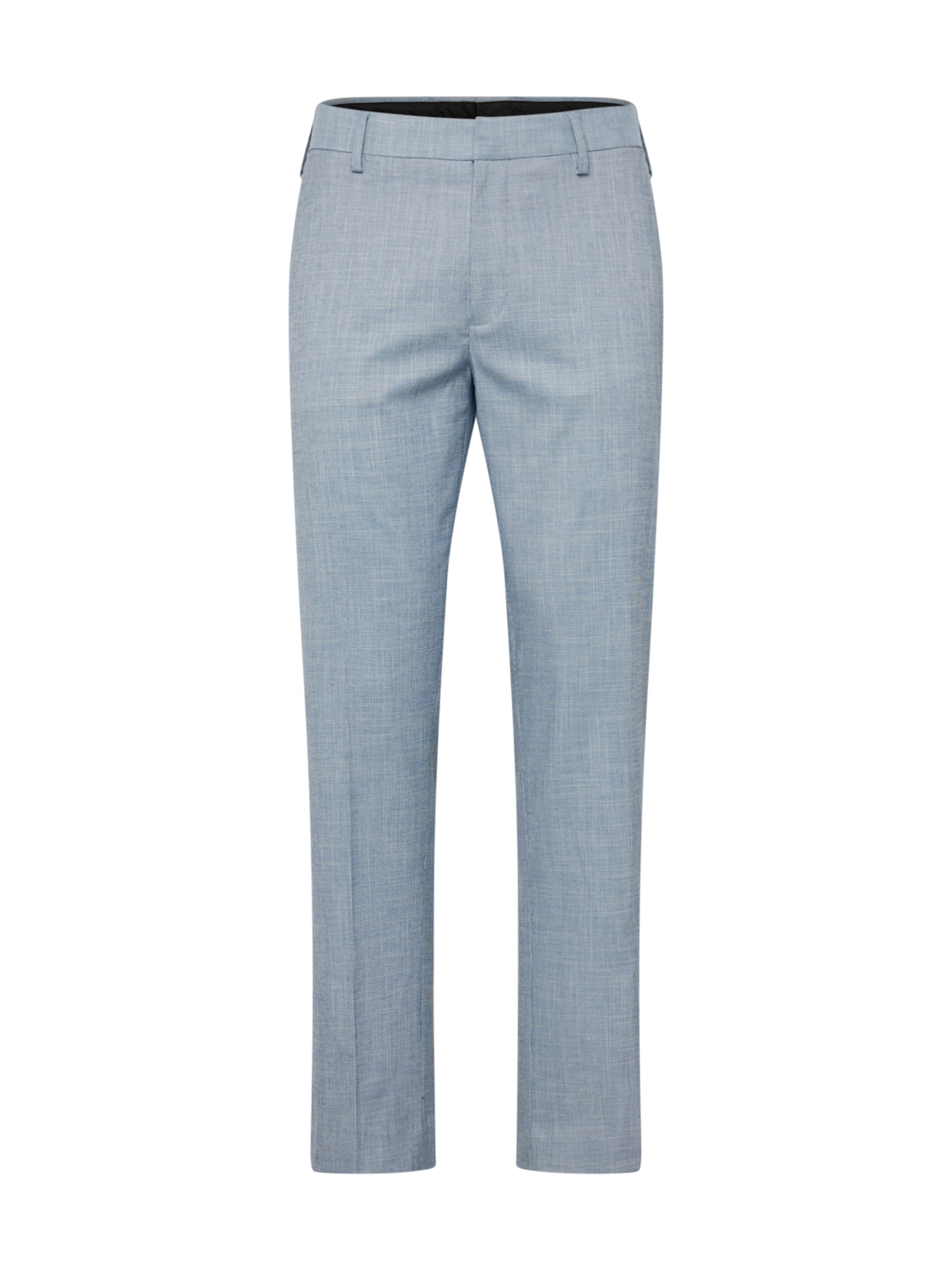 BURTON MENSWEAR LONDON Regular Trousers with creases in Blue: front