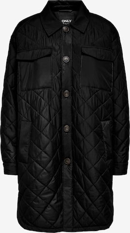 Only Petite Between-Seasons Coat 'New Tanzia' in Black: front
