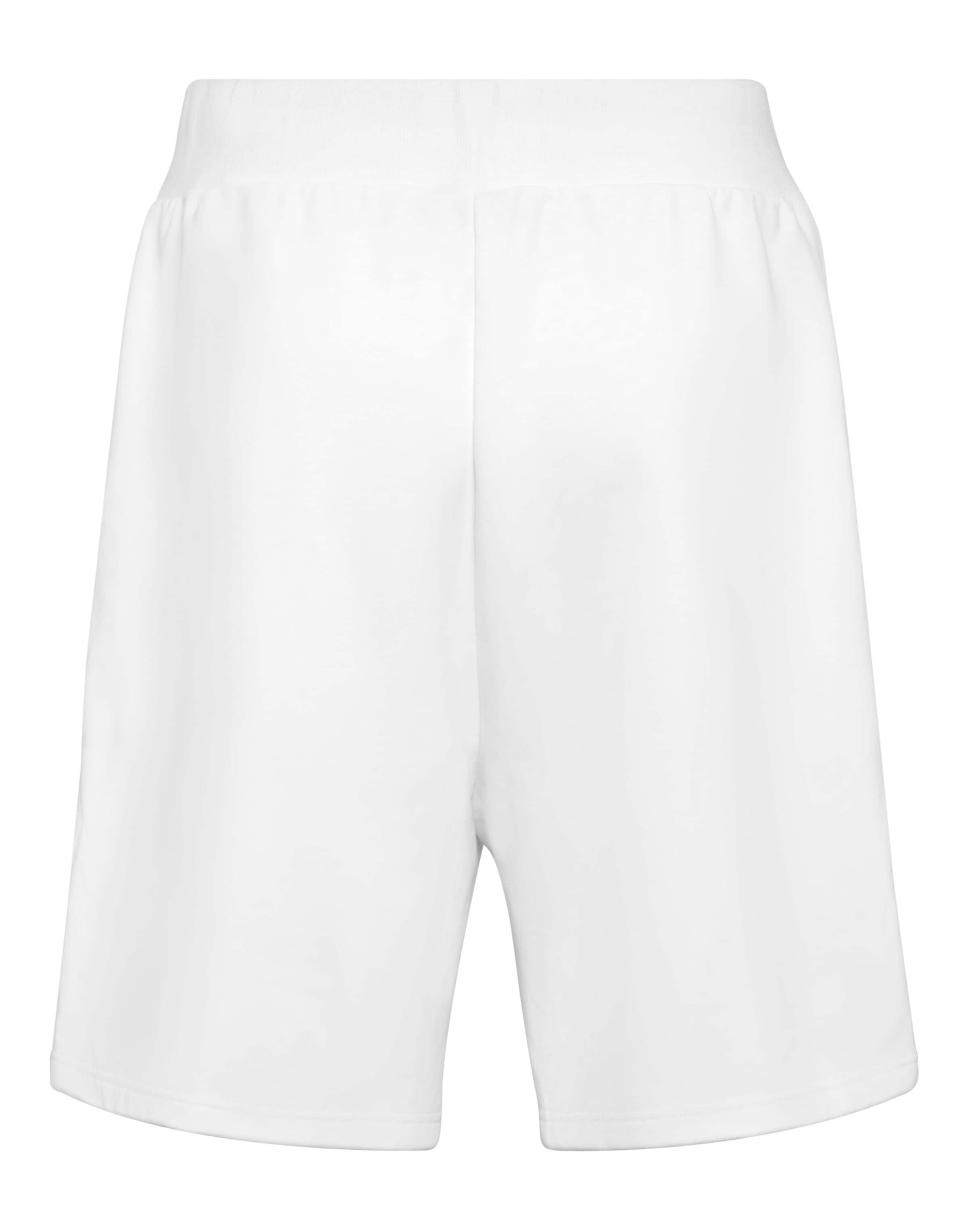Plein Sport Regular Trousers 'Scratch' in White