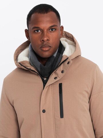 Ombre Winter parka in Brown