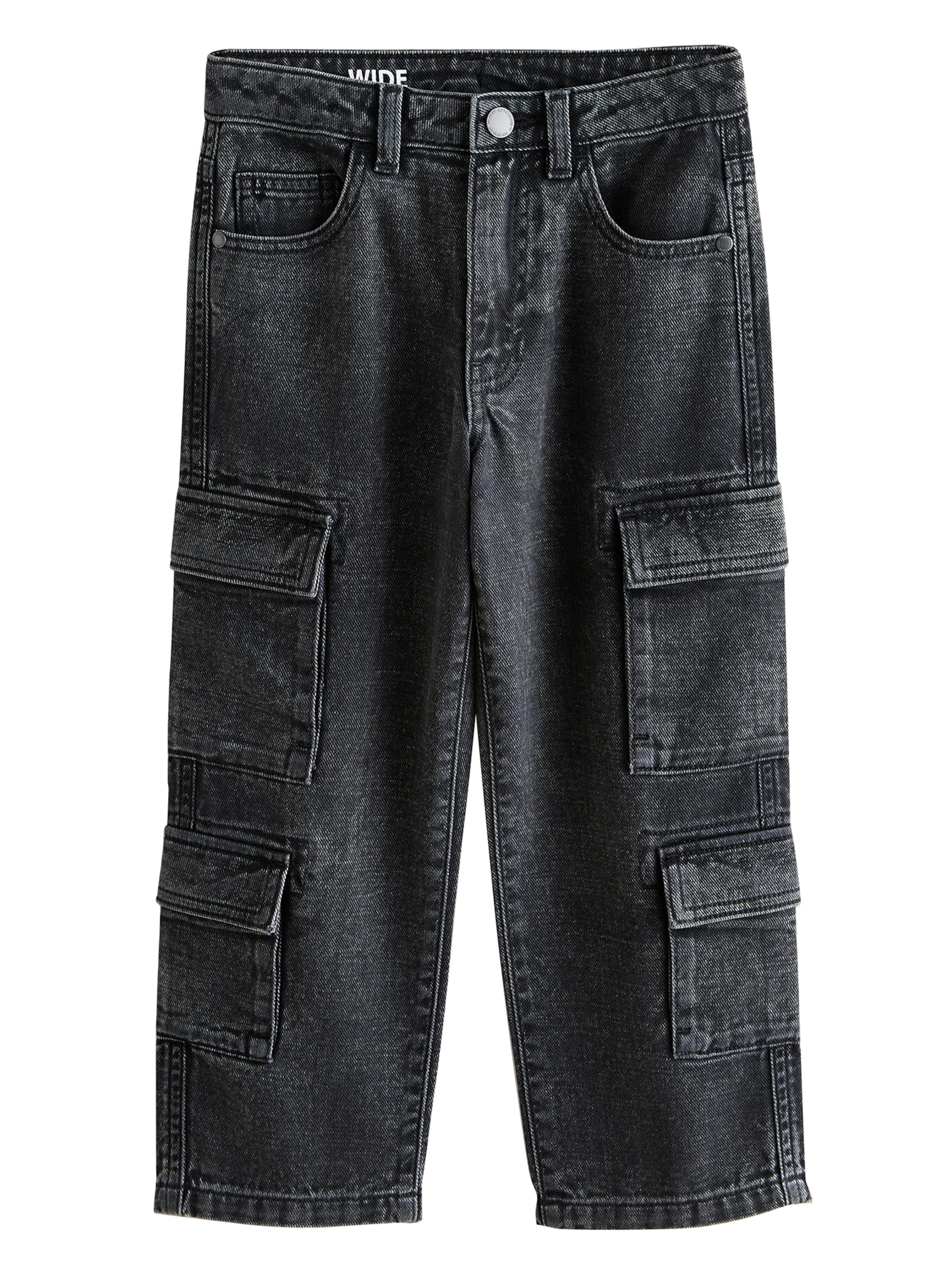 Next Обычный Джинсы в Черный: спереди