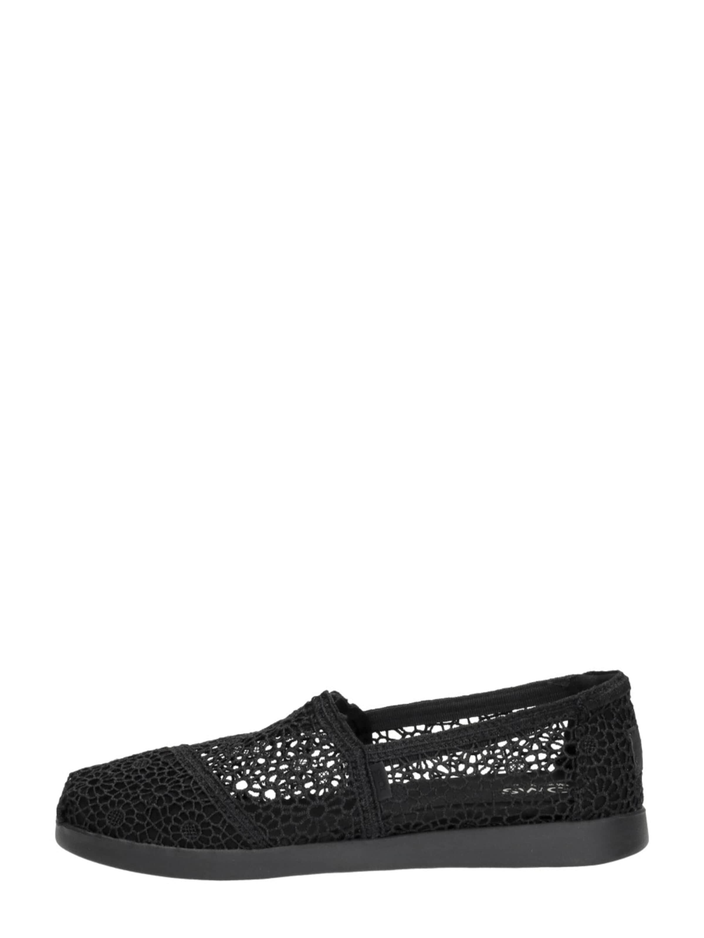 TOMS Instappers 'Alpargata Plus' in Zwart: voorkant