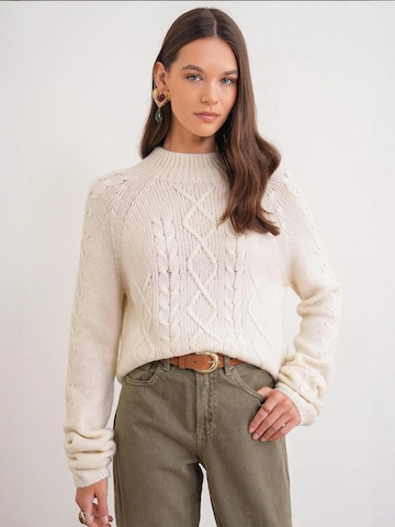 Pull-over MixRay en beige