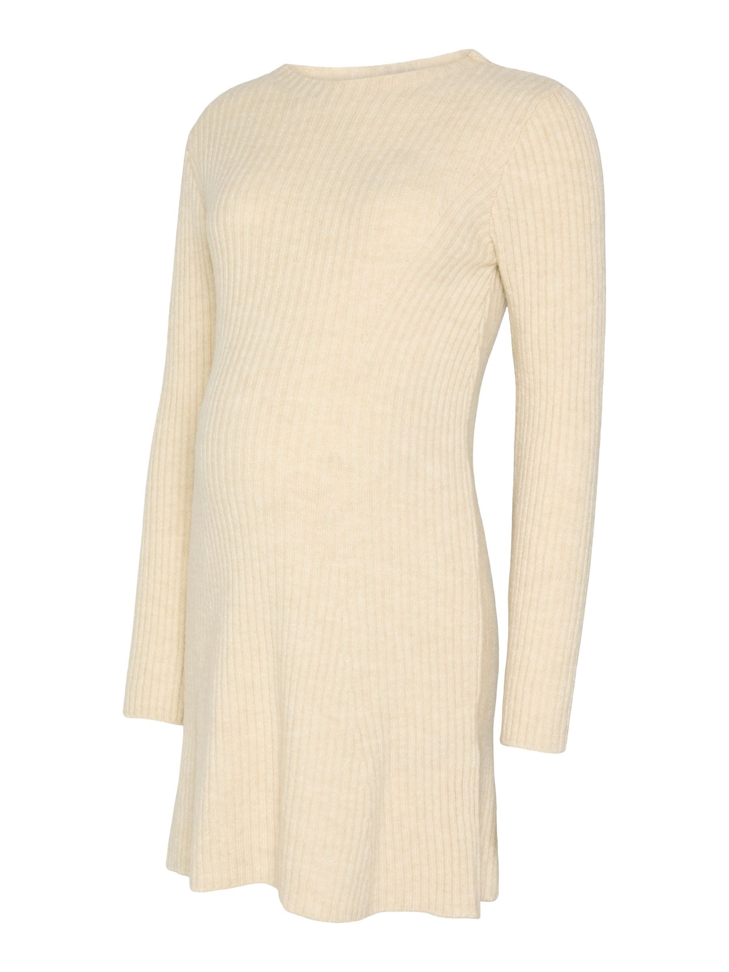 MAMALICIOUS Vestido de punto 'MLPalia' en S en beige, Vista del producto