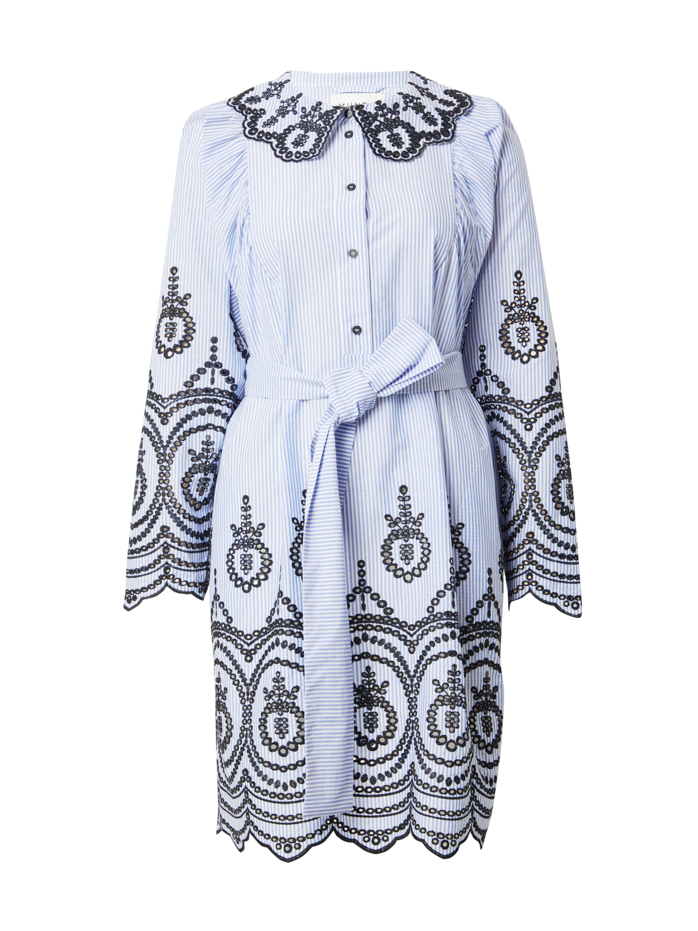 Rochie tip bluză 'OCINA' de la Munthe pe albastru: față