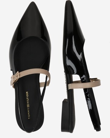 TOMMY HILFIGER Ballet Flats with Strap in Black