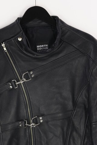 NORTH BOUND LEATHER Lederjacke XL in Schwarz